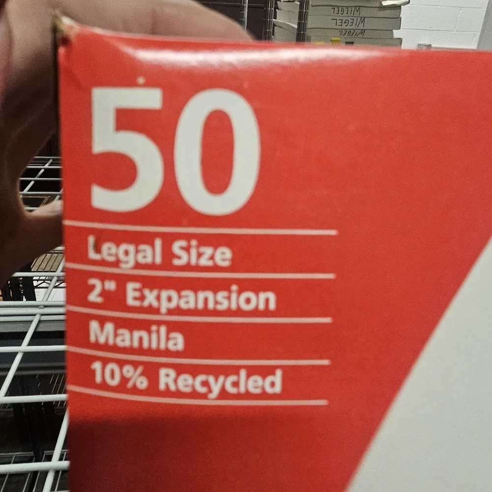 Pendaflex Expanding File Jackets - Legal Size - Set Of 50 - 2